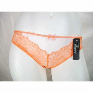 SMALL Paramour 635014 Amber Sheer Lace‎ Bikini Panty Desert Flower NWT